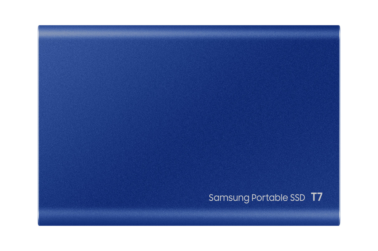 SAMSUNG - T7 Bleu - SSD Externe - 1 To - USB 3.2 - Vitesse lecture jusqu'a 1 050 Mo/s