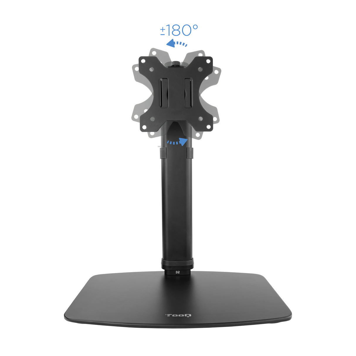 Support écran à poser Tooq DB1127TN 17"-27" (6kg max) (Noir)