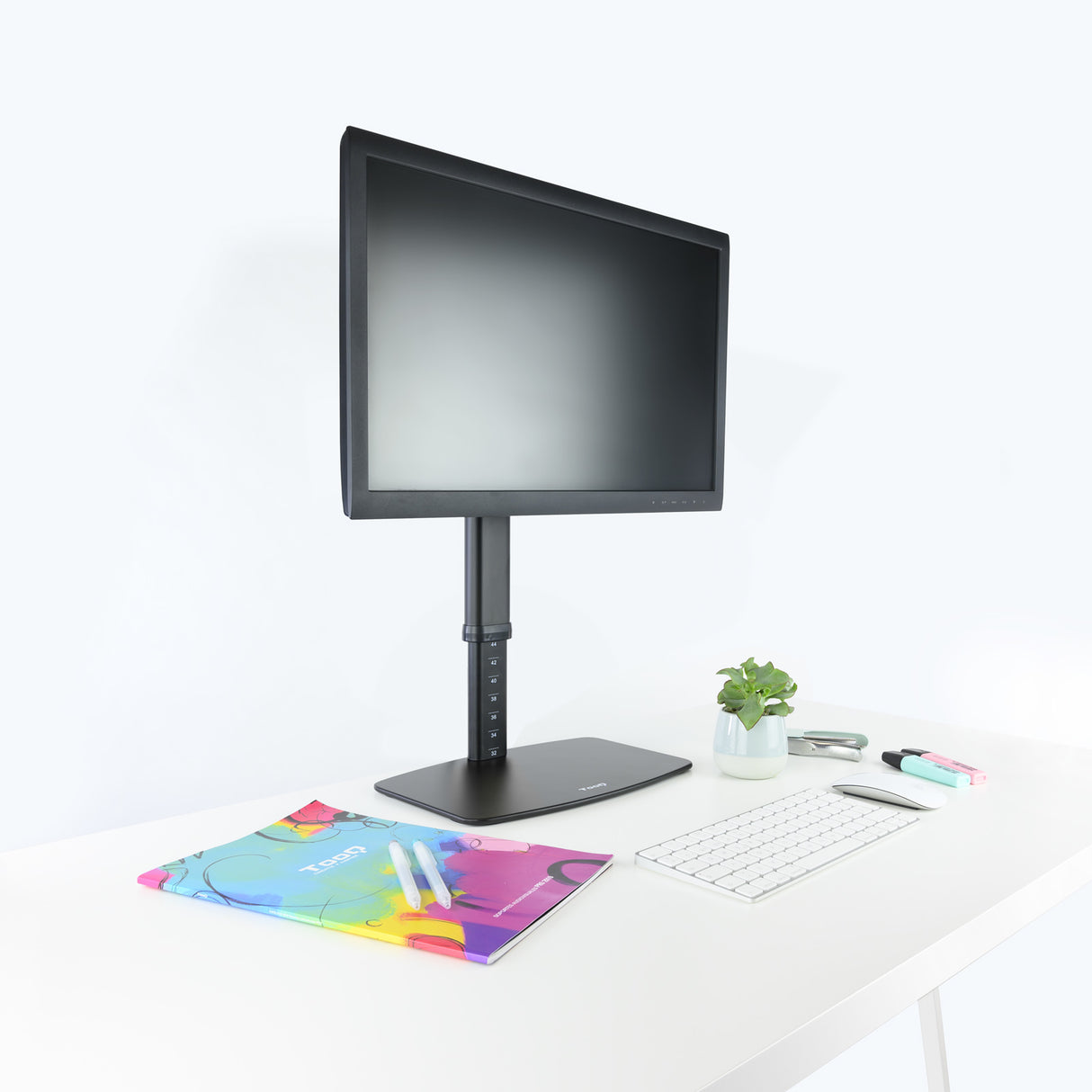 Support écran à poser Tooq DB1127TN 17"-27" (6kg max) (Noir)
