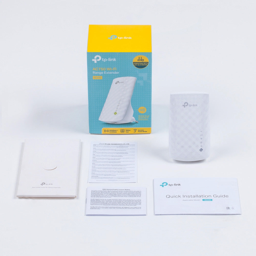 Point d'Accès Répéteur WIFI TP-LINK TP-Link RE200 (750N)