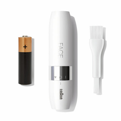 Rasoir Visage électrique pour femme Braun Face Mini FS1000 - Fonction Smart Light - Blanc