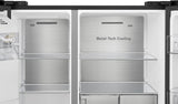 Réfrigérateur Américain - HISENSE - RS818N4TFC - 632 L - Classe C - 91 x 73 x 179 cm - Inox noir