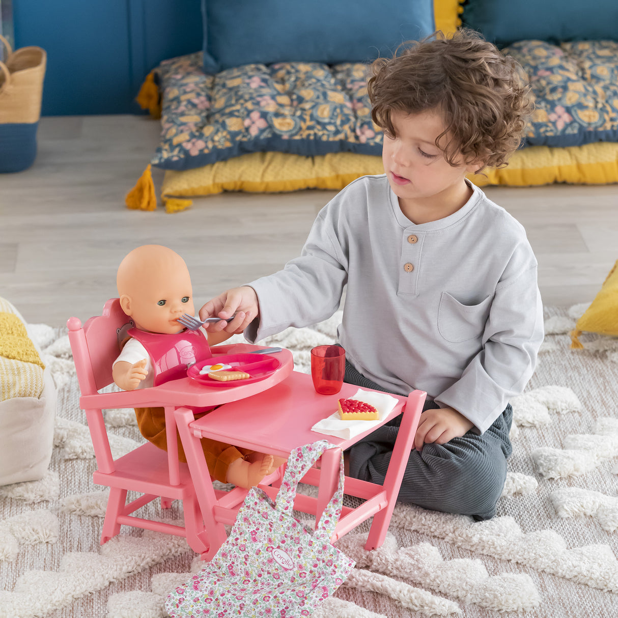 Accessoires poupon - COROLLE - Grand Coffret Repas - Pour poupon 36 et 42 cm - 11 accessoires - Des 2 ans
