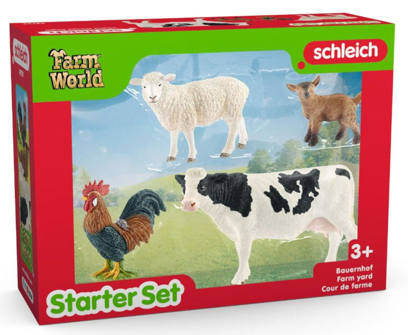 Figurines Mes Premiers Animaux de la Ferme, Coffret de 4 animaux, SCHLEICH 42729 Farm World, des 5 ans