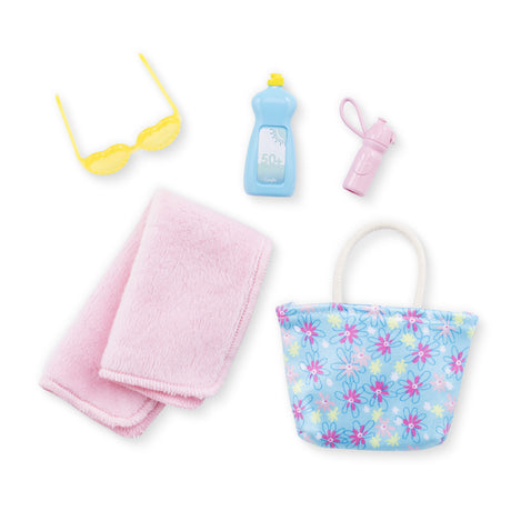 Coffret Zoé a la plage - COROLLE GIRLS - Poupée mannequin - 5 accessoires - 28 cm - Des 4 ans