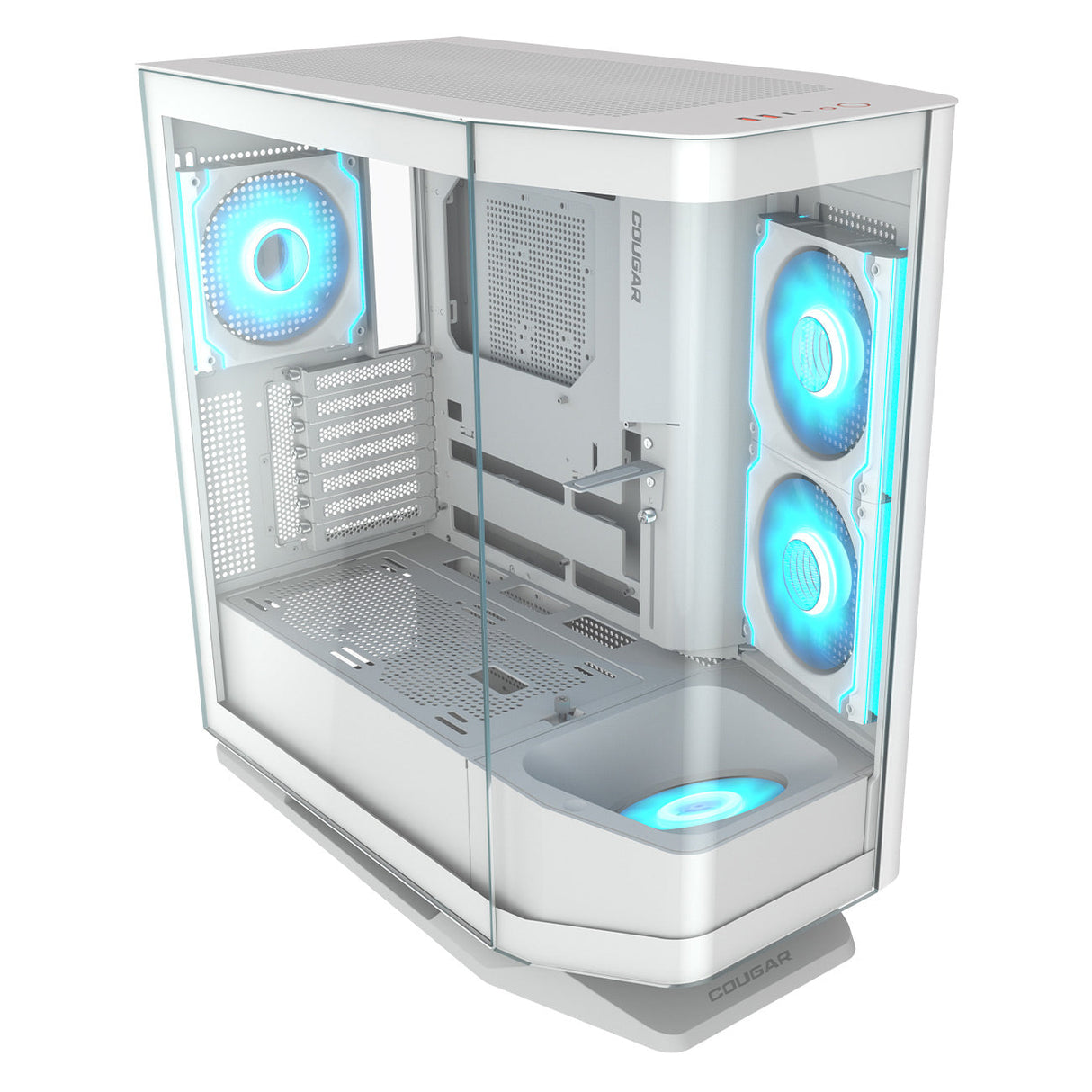 Boitier Moyen Tour E-ATX Cougar FV270 RGB avec panneaux vitrés (Blanc)