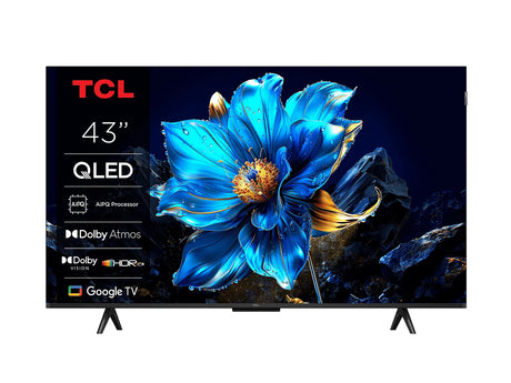 TCL 43T69C - TV QLED 43 (109 cm) - 4K UHD 3840x2160 - HDR10+ - Android TV  - 3xHDMI 2.1 - WiFi