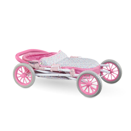 Accessoires poupons - COROLLE - Landau Floral - pour poupons 36 a 52 cm - des 3 ans