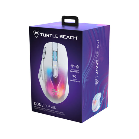 Souris gaming sans fil - TURTLE BEACH - Kone XP Air - Avec station de charge - Blanc