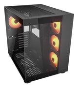 Boitier Moyen Tour ATX Cougar FV150 RGB avec panneaux vitrés (Noir)