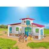 Centre Équestre, coffret figurines avec 75 éléments inclus dont 1 cheval, des 5 ans, schleich 72222 Horse club