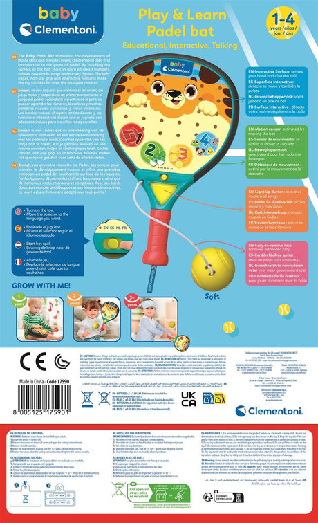CLEMENTONI - Baby Padel interactif
