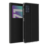 WE Etui folio CLASSIQUE SAMSUNG GALAXY A71 Noir