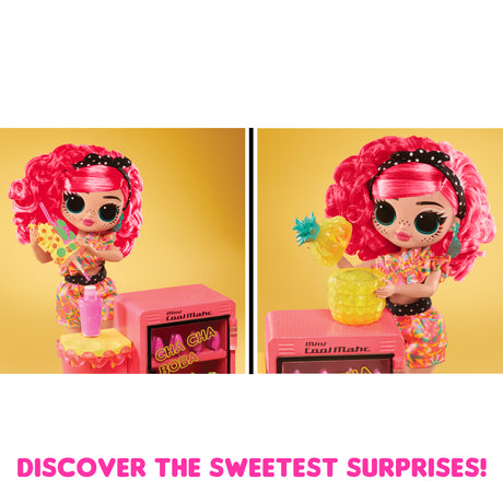 L.O.L. Surprise OMG Sweet Nails™ - Bar a ongles - Poupée mannequin Pinky Pops Fruit Shop - Theme Fruit - A partir de 4 ans