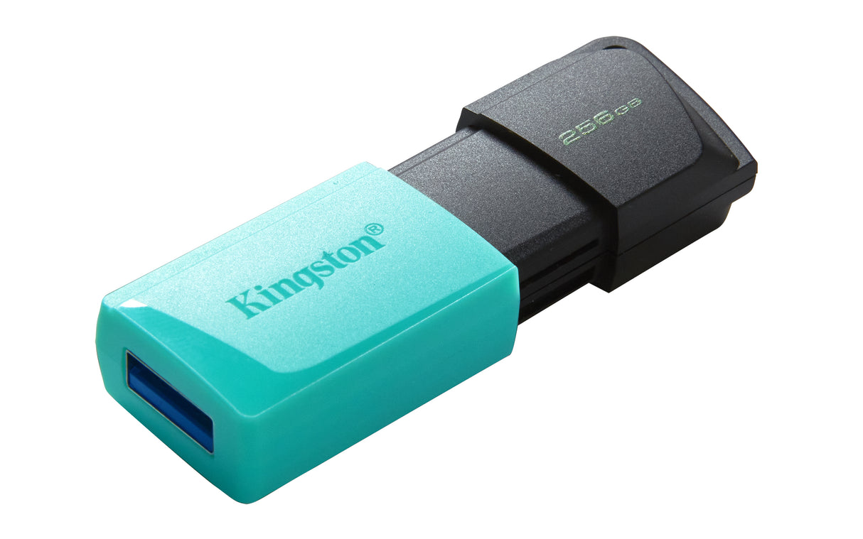 Clé USB 3.2 Kingston DataTraveler Exodia M - 256Go (Turquoise/Noir)