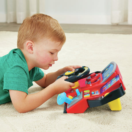 Simulateur de conduite pour enfant - VTECH Super Console Turbo Pilote - Écran couleur et 20 jeux inclus