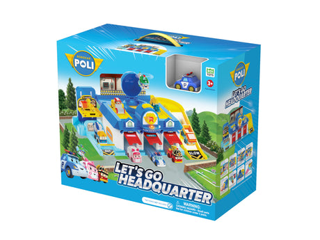 Playset QG - Garage mini véhicules - SILVERLIT - 1 véhicule inclus - Des 3 ans