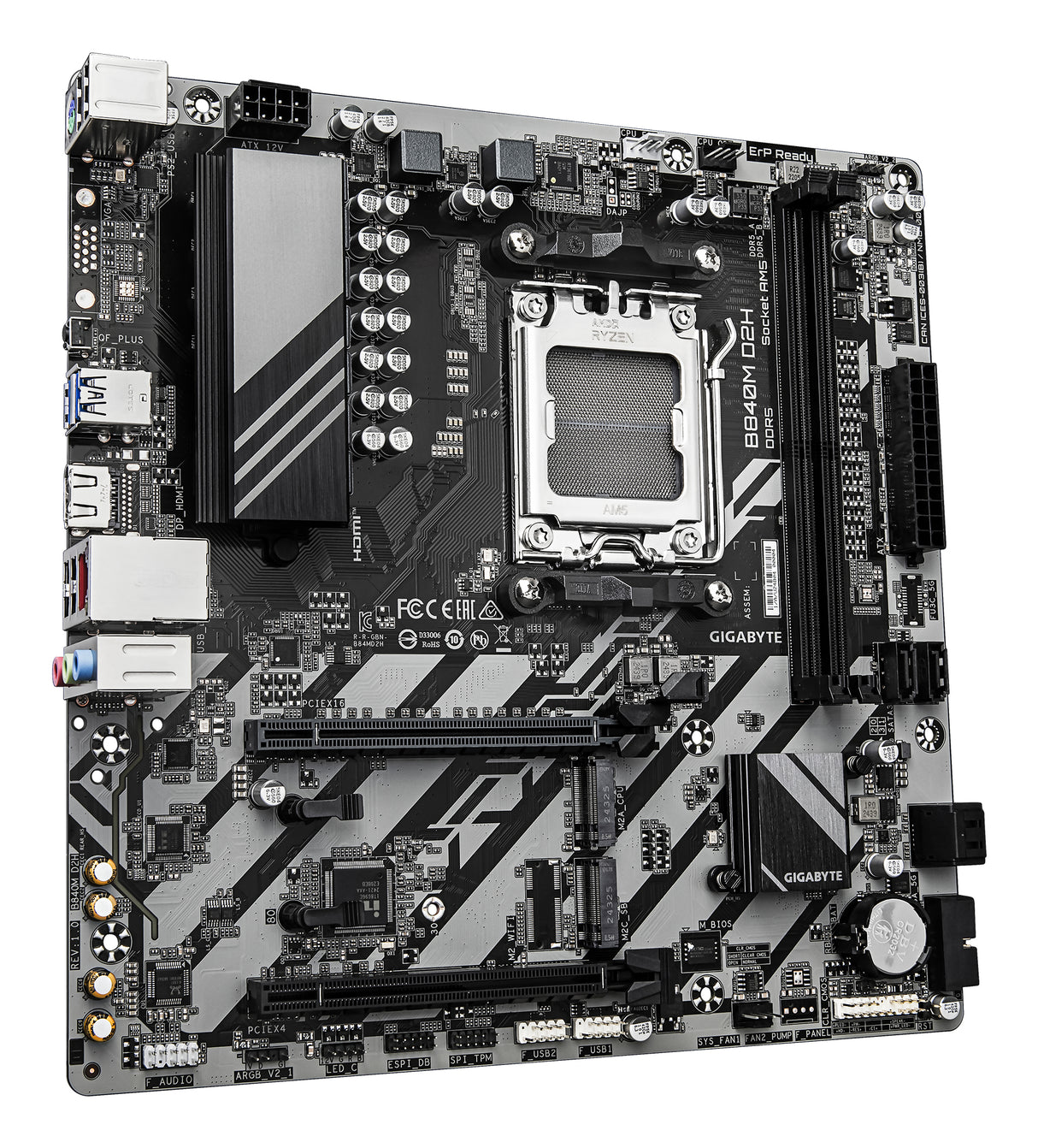 Carte Mère Gigabyte B840M D2H (AM5) Micro ATX