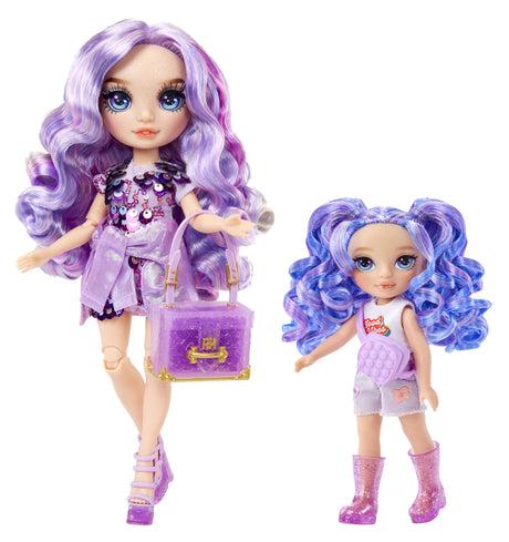 Rainbow High Littles - Poupée 15cm + animal de compagnie - Violet - Des 4ans