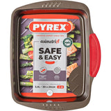 Plat a four - PYREX - 1452052 - Rectangulaire - En acier - 30 x 24 cm