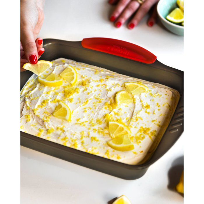 Plat a four - PYREX - 1452053 - Rectangulaire - En acier - 35 x 27 cm