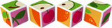 Blocs magnétiques - GEOMAG - Magicube 131 - 7 pieces - Fruits imprimés - Cartes incluses