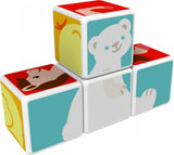 Blocs magnétiques - GEOMAG - Magicube 132 - 7 pieces - Animaux imprimés - Cartes incluses