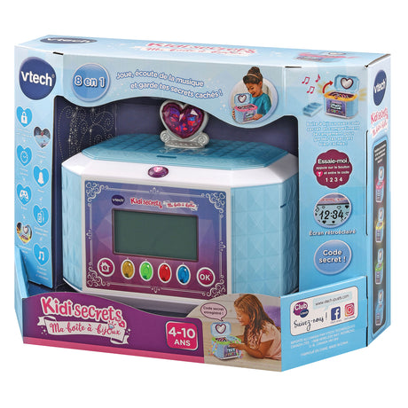 Boîte a Bijoux - VTECH - Kidisecrets - Multicolore - Écran Rétroéclairé - 4 ans et plus