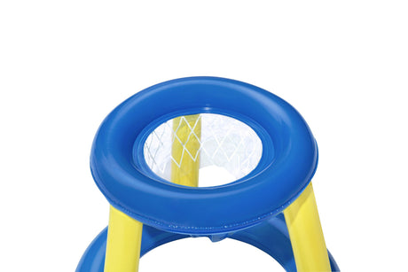 Jeu de piscine Panier de Basket flottant - BESTWAY - 52418 - Ballon, 3 anneaux, diametre 61 cm