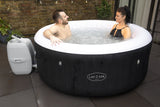 Spa gonflable BESTWAY - Lay-Z-Spa Miami - 120 airjets - 180 x 66 cm - 2 a 4 places - Rond (couverture, cartouche, diffuseur)