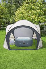 Dôme de protection pour spa Lay-Z-Spa - BESTWAY - 390x390x255 cm - Gris - Protection anti-UV