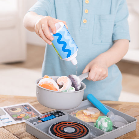 SPINMASTER Melissa & Doug - Coffret Cuisine Water Wow! - 19 accessoires - Développe imagination et curiosité - Des 3 ans