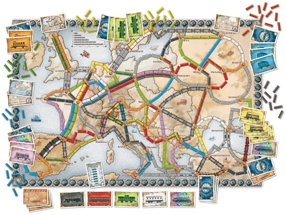 Jeu - Les Aventuriers du Rail : Europe