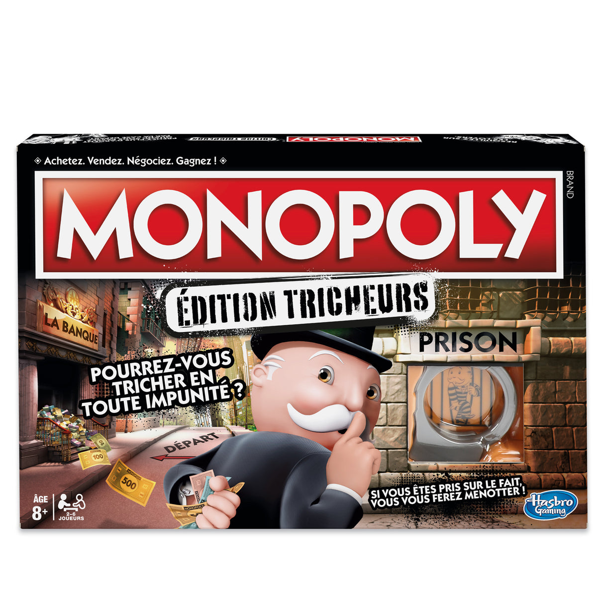 Monopoly Tricheurs, Jeu de societe, Jeu de plateau, Version francaise