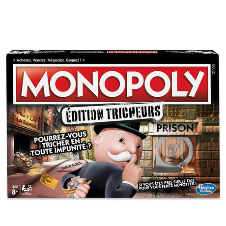 Monopoly Tricheurs, Jeu de societe, Jeu de plateau, Version francaise