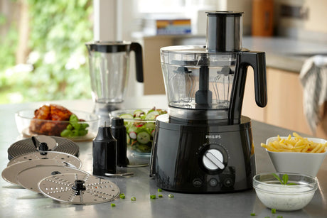 Robot de cuisine multifonction - PHILIPS - HR7776/90 - Série 7000 - 1300W - 12 vitesses - Noir