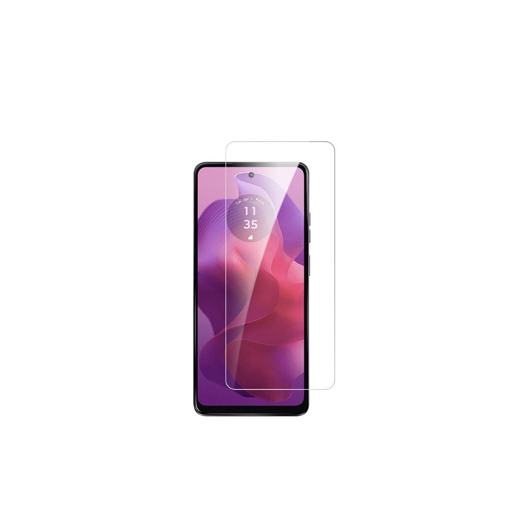 WE PACK verre trempé coque de protection transparente MOTOROLA MOTO G04S