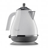 Bouilloire DELONGHI ICONA CAPITALS - 1,7L - Acier inoxydable - Base amovible et pivotante 360° - Filtre anticalcaire - Blanc