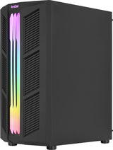 Boitier Moyen Tour ATX AeroCool Prime RGB avec panneau vitré (Noir)