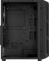 Boitier Moyen Tour ATX AeroCool Prime RGB avec panneau vitré (Noir)