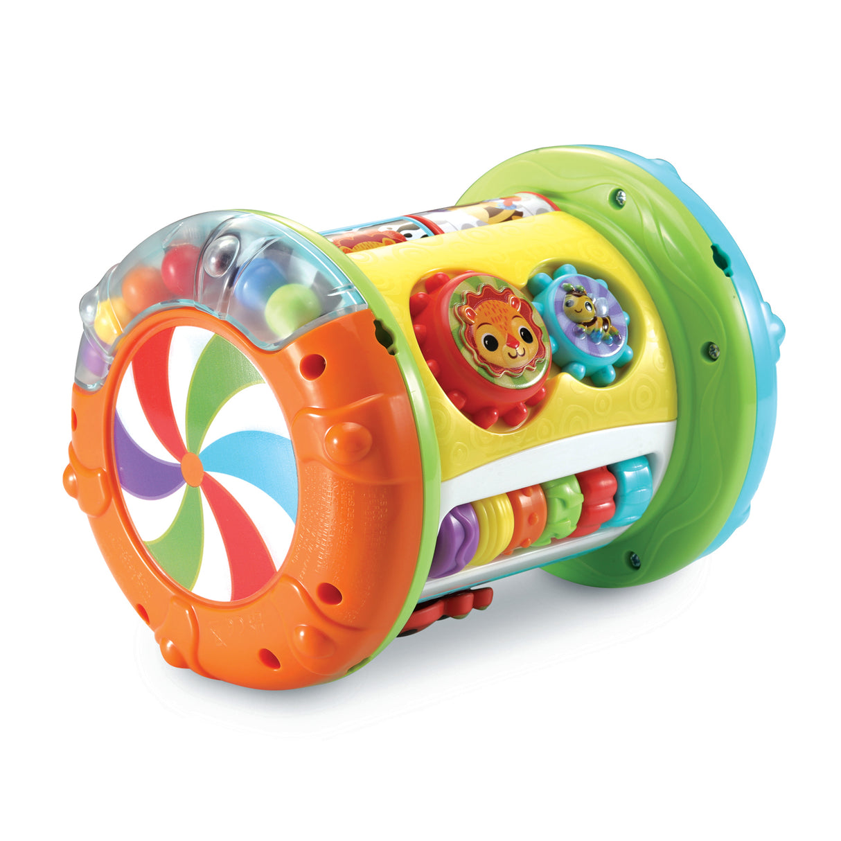 Rouleau d'activités interactif VTECH MAGI ROULEAU TAM-TAM 3 EN 1 pour bébé de 9 a 36 mois - Blanc/Multicolore