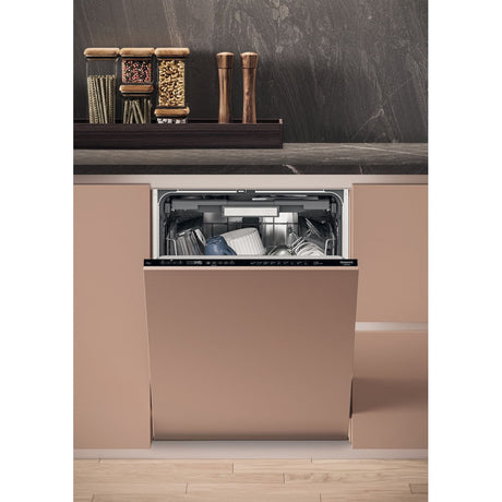 Lave-vaisselle tout encastrable HOTPOINT H7IHP40L - 15 couverts - 40 dB - Classe C - Maxi Space - tiroir a couverts