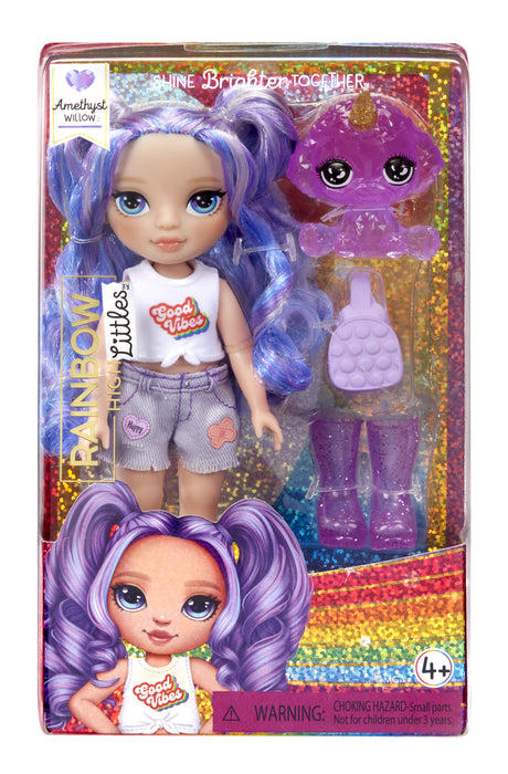Rainbow High Littles - Poupée 15cm + animal de compagnie - Violet - Des 4ans