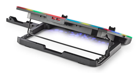 Support ventilé NGS Hero Stand RGB (Noir)