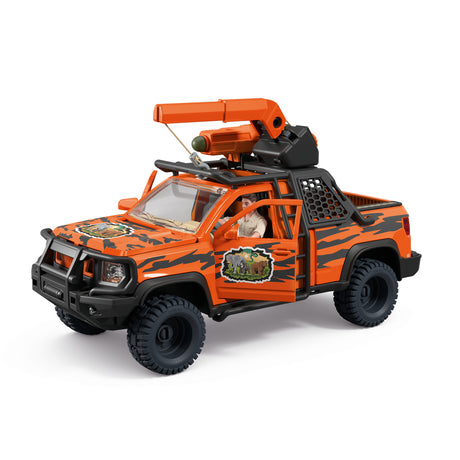 Figurine Aventures en 4x4 dans la jungle, Schleich 42720 Gamme Wild Life