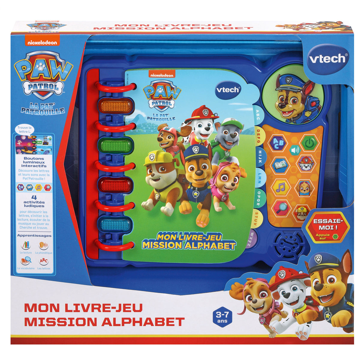 Vech Pat patrouille - Mon livre-jeu mission alphabet