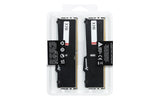 Kit Barrettes mémoire 32Go (2x16Go) DIMM DDR5 Kingston Fury Beast RGB  5600MHz CL40 (Noir)