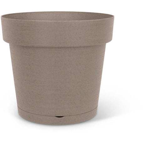 Pot de fleurs avec réserve rond - GARDEN ID - Glamour - Ř 50 - 47 L - H 43 cm - Taupe