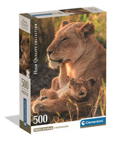 CLEMENTONI - Compact 500 pieces - Feline Love