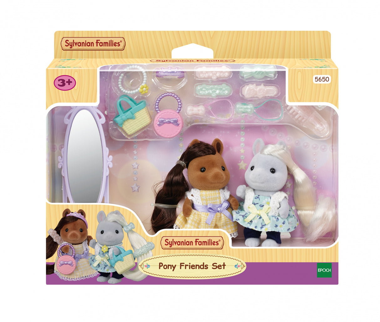 SYLVANIAN FAMILIES - Les amis poney et leurs kits de coiffure